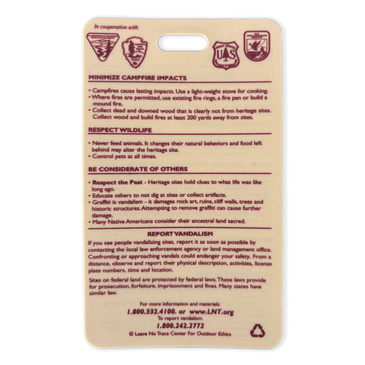 Heritage Sites Ethics Reference Card (Tags)