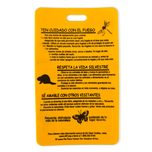 Spanish Kids Ethics Reference Card