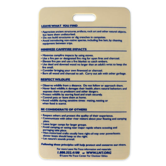 River Corridors Ethics Reference Card (Tags)