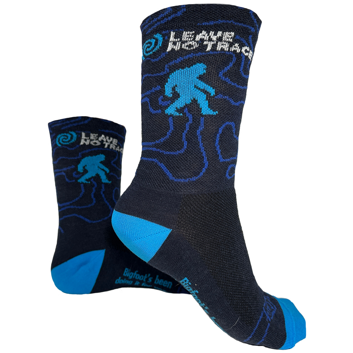Leave No Trace Bigfoot socks