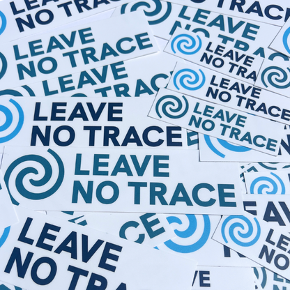 LARGE Leave No Trace Logo Sticker