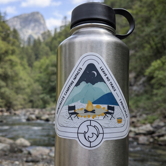 Minimize Campfire Impact Sticker