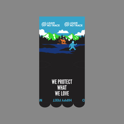 Bigfoot in the Outdoors Wool Sock