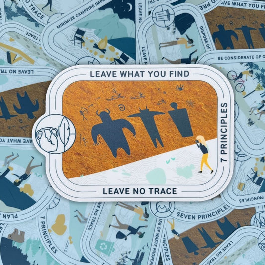 Leave What You Find Sticker