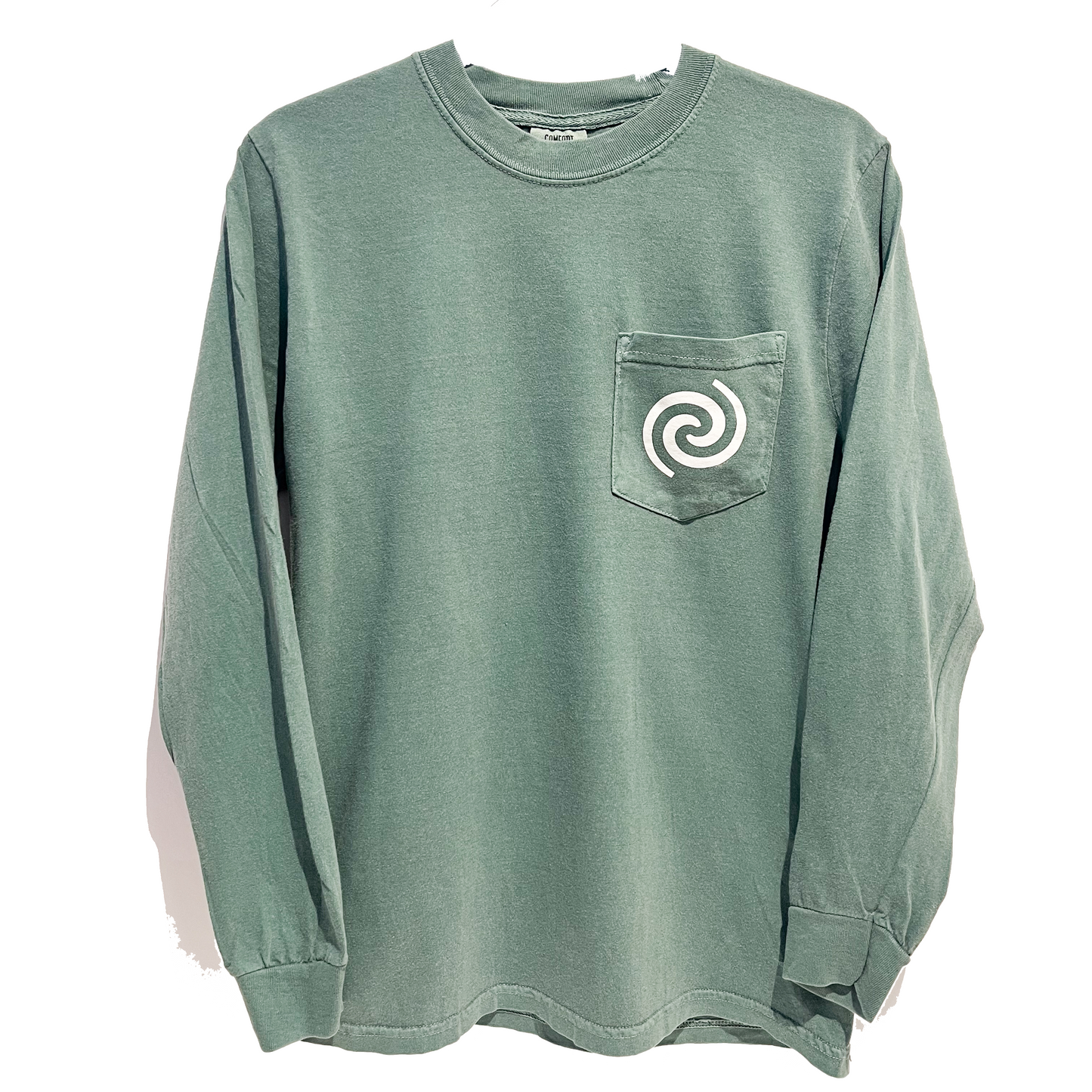 Green Long Sleeve Logo-T