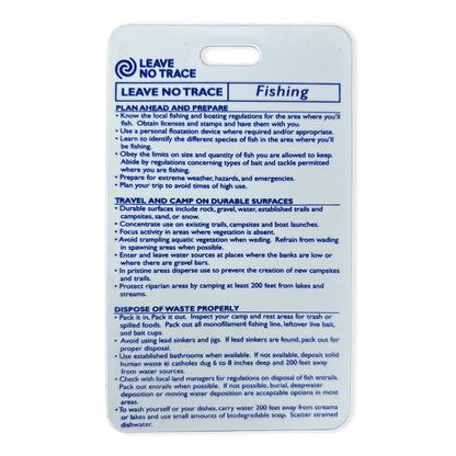 Fishing Ethics Reference Card (Tags)