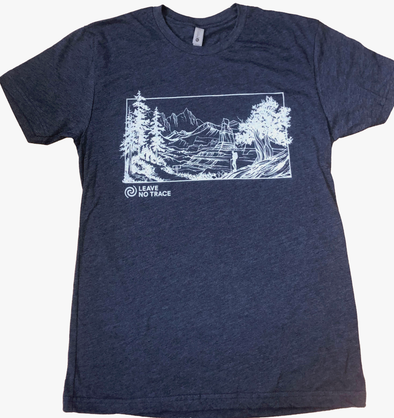 Blue Leave No Trace T-Shirt (Only Smalls left)