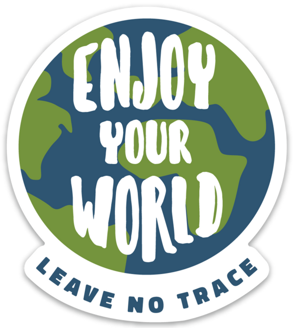 Enjoy Your World Sticker