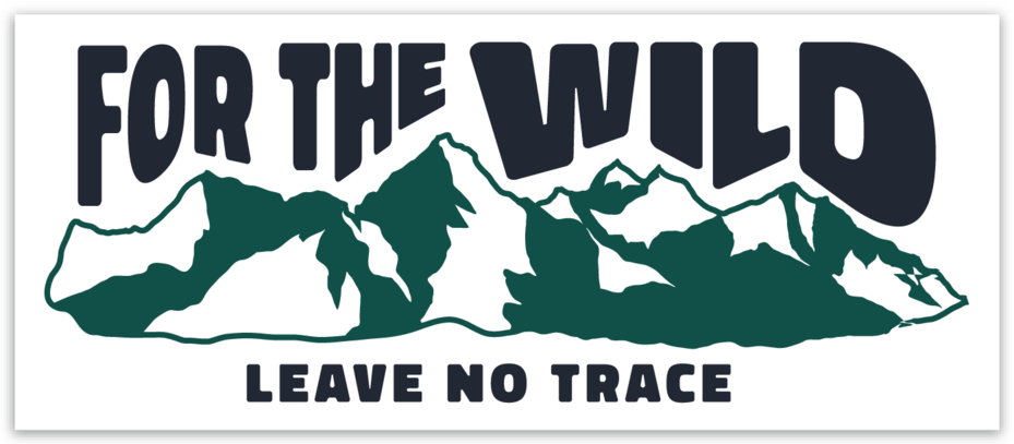 For The Wild Sticker