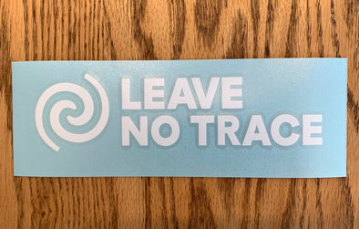 Leave No Trace Window Decal