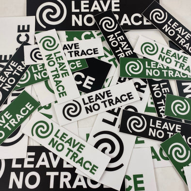 LARGE Leave No Trace Logo Sticker