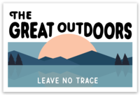 The Great Outdoors Sticker